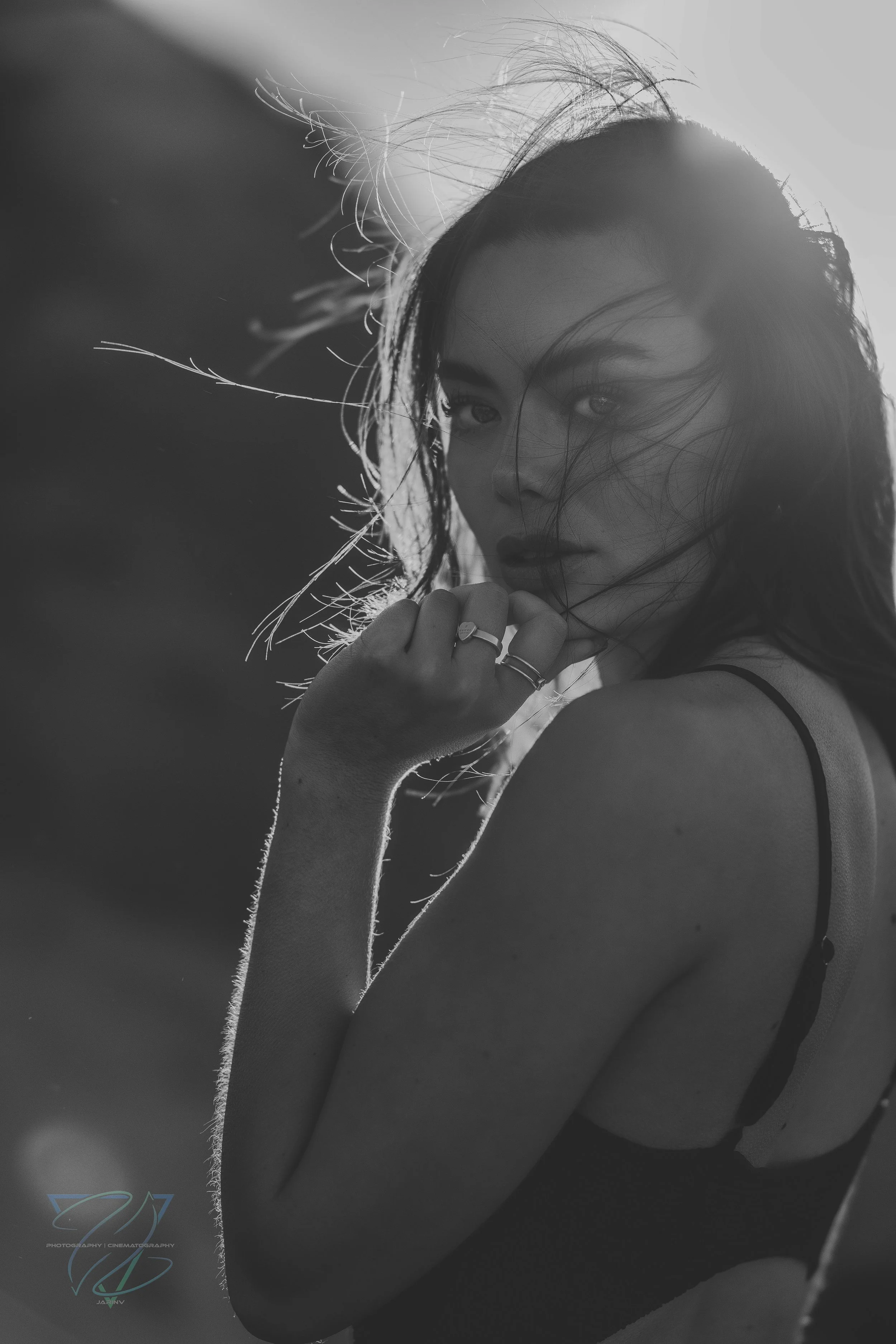 Dramatic portrait — studio editorial