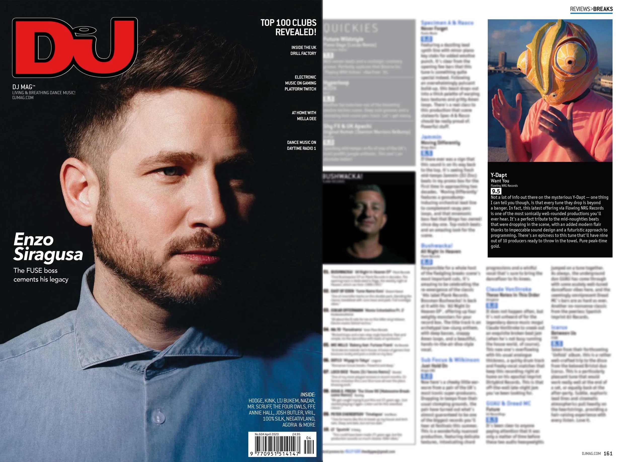DJ Mag #604 — Y-DAPT feature