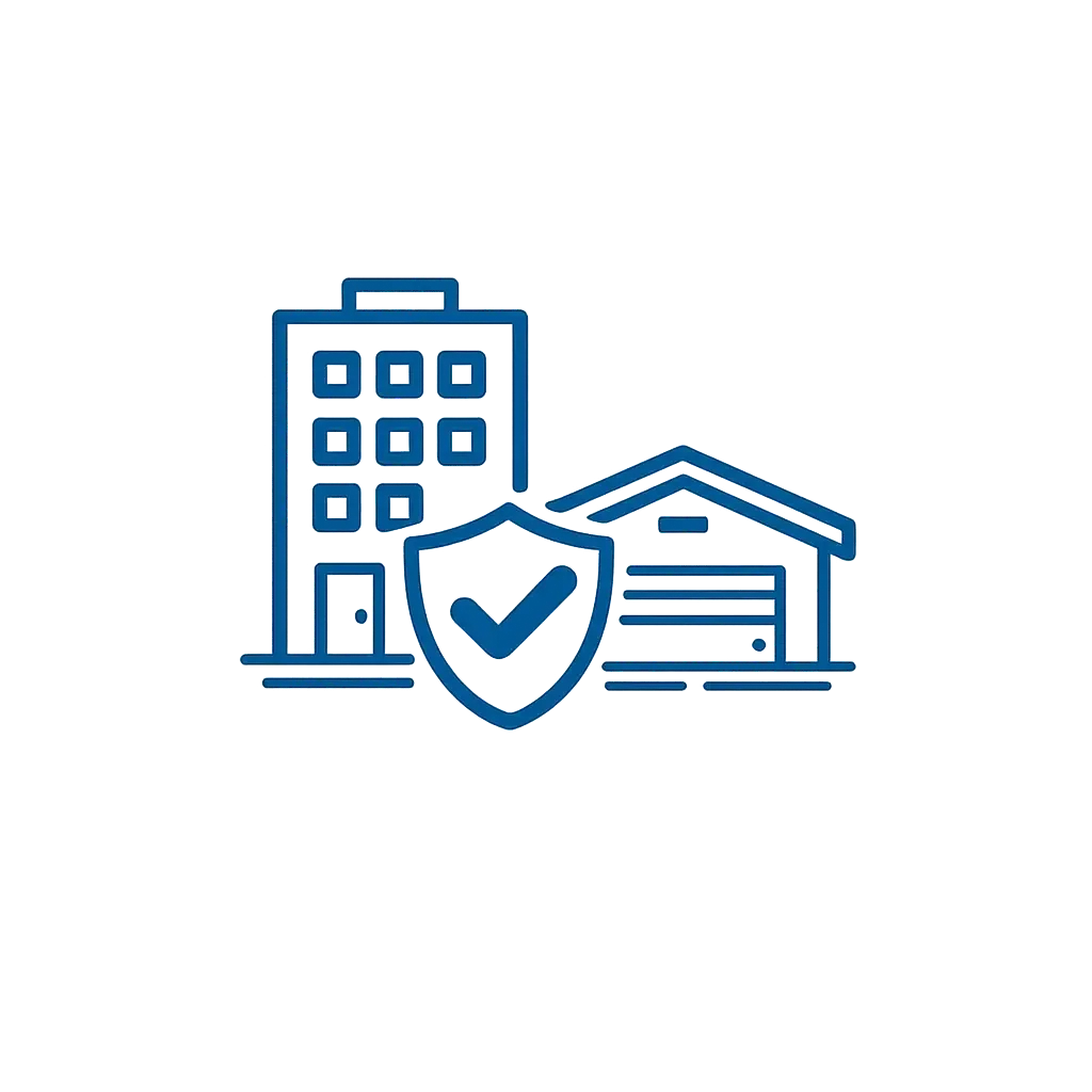 Commercial property insurance icon