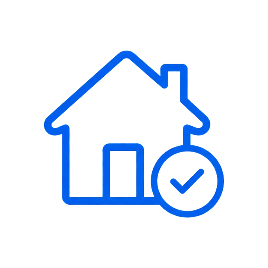 Legal basement apartment icon