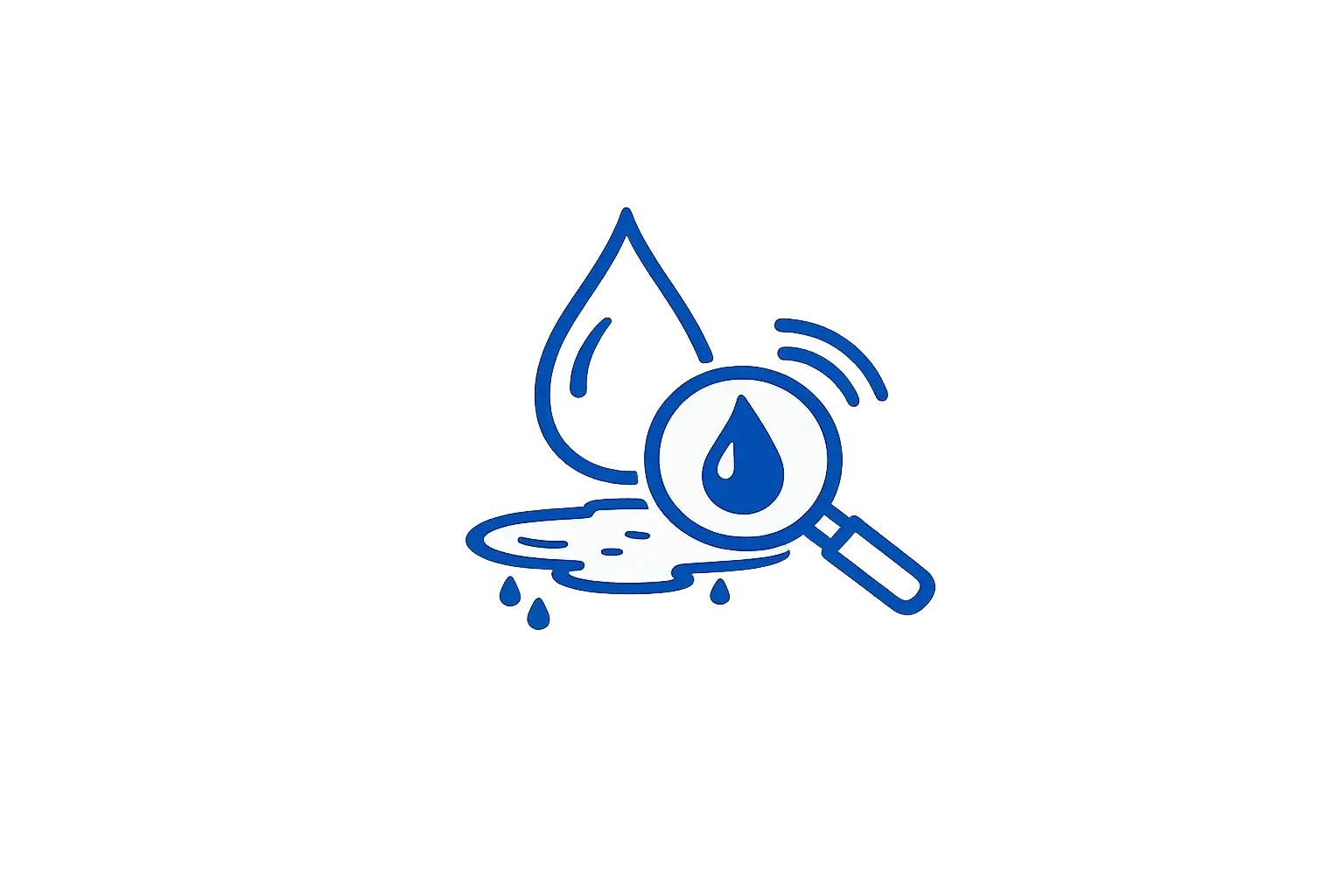 Water leak detection discount icon