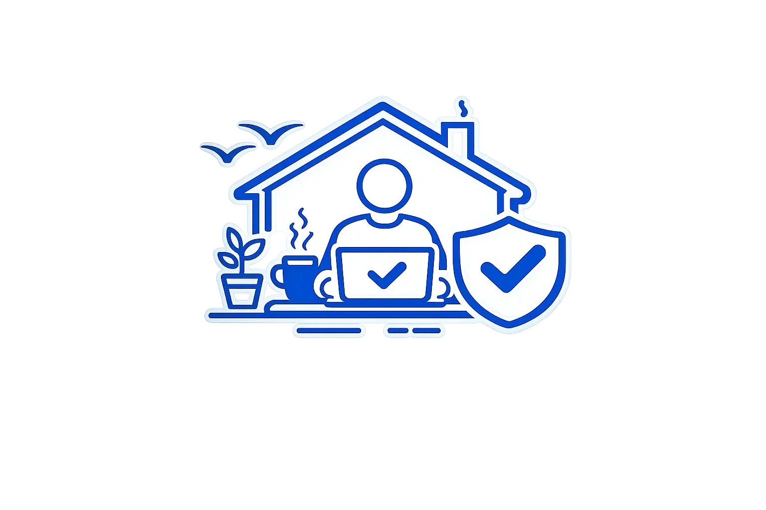 Work from home discount icon