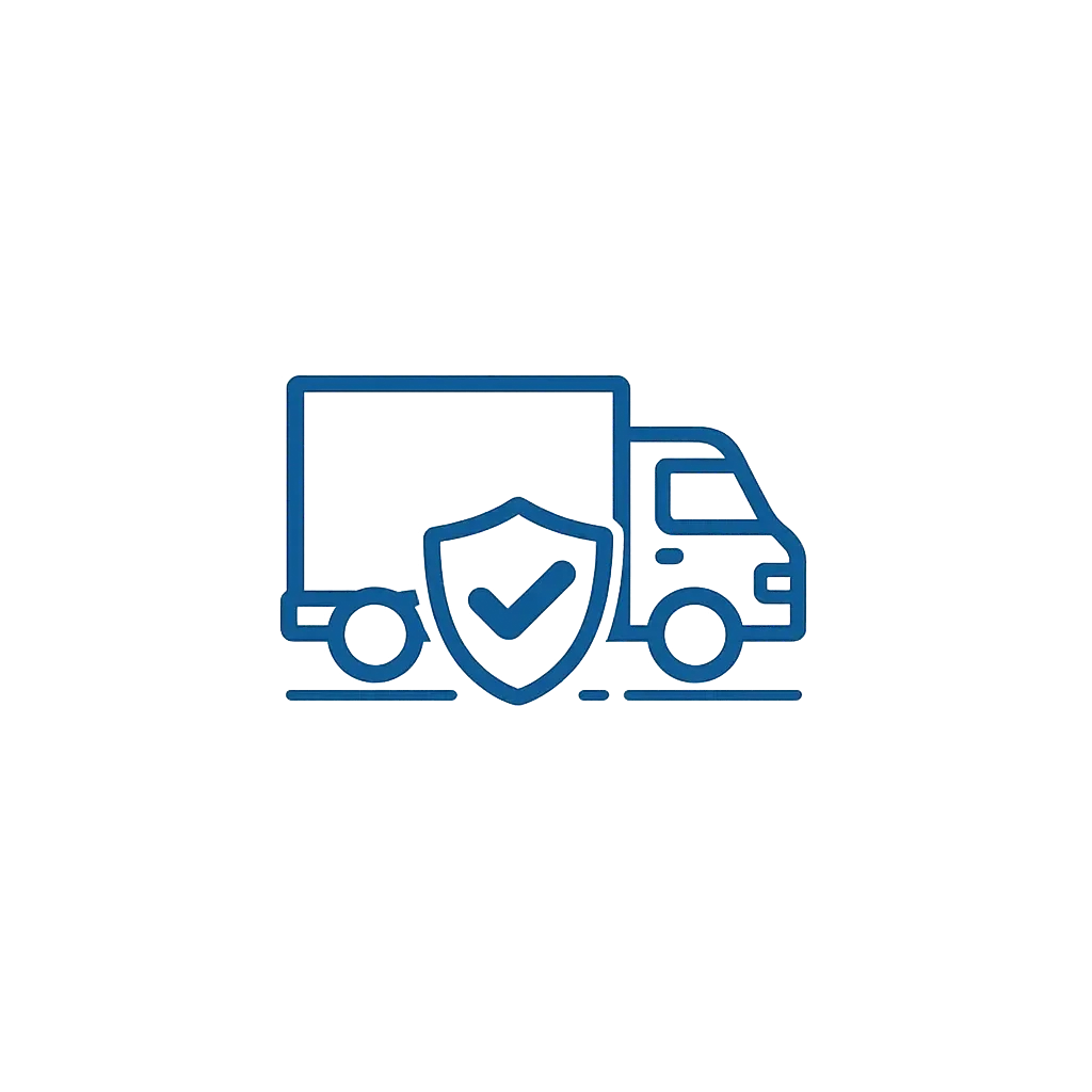 Commercial vehicle insurance icon