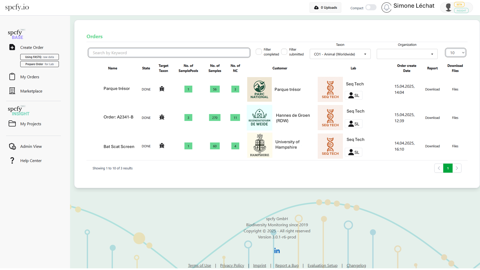 spcfy order management