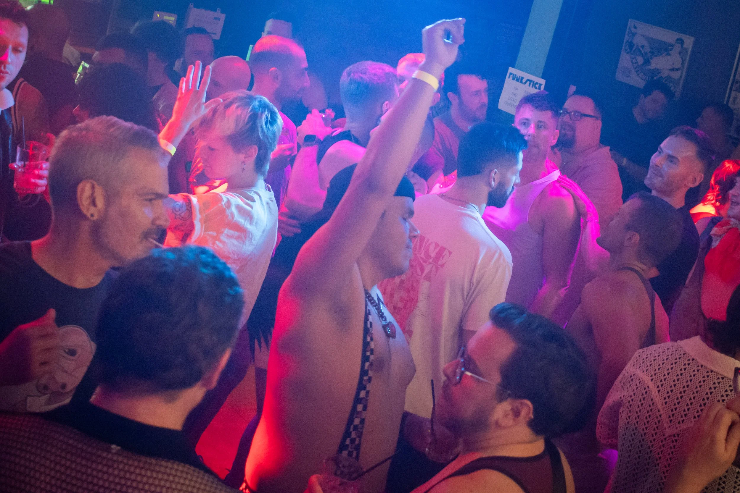 A packed dance floor at Jackhammer Chicago during a nightlife event