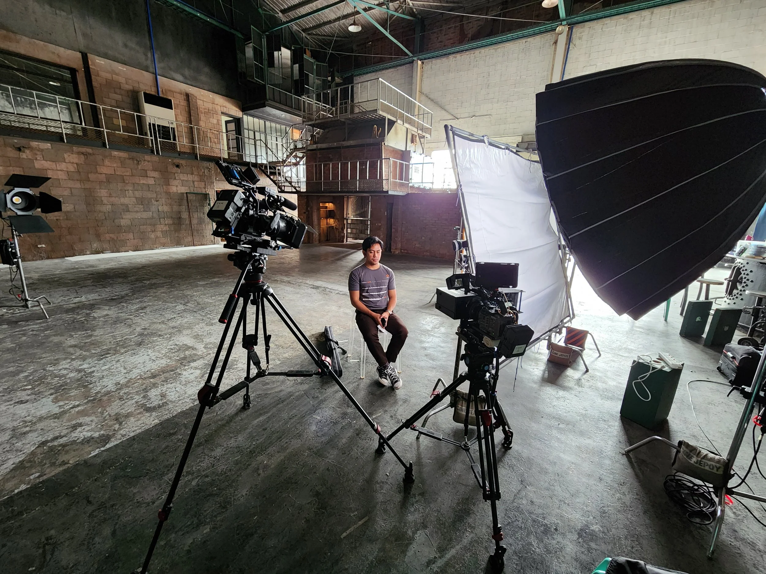 Multi-camera interview setup