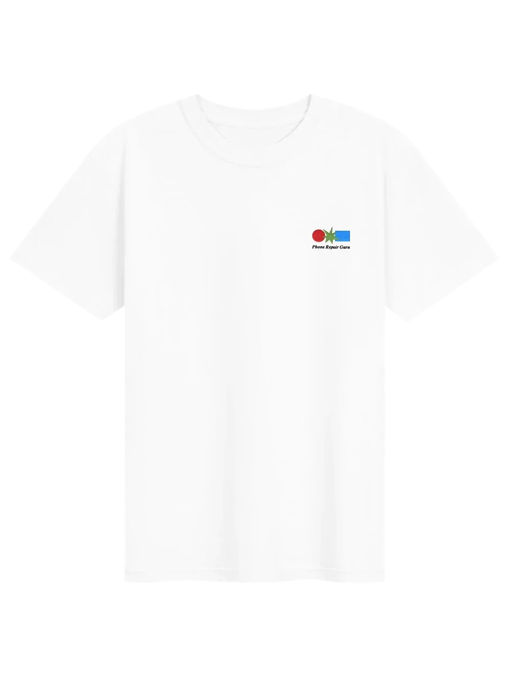 Phone Repair Guru white embroidered T-shirt