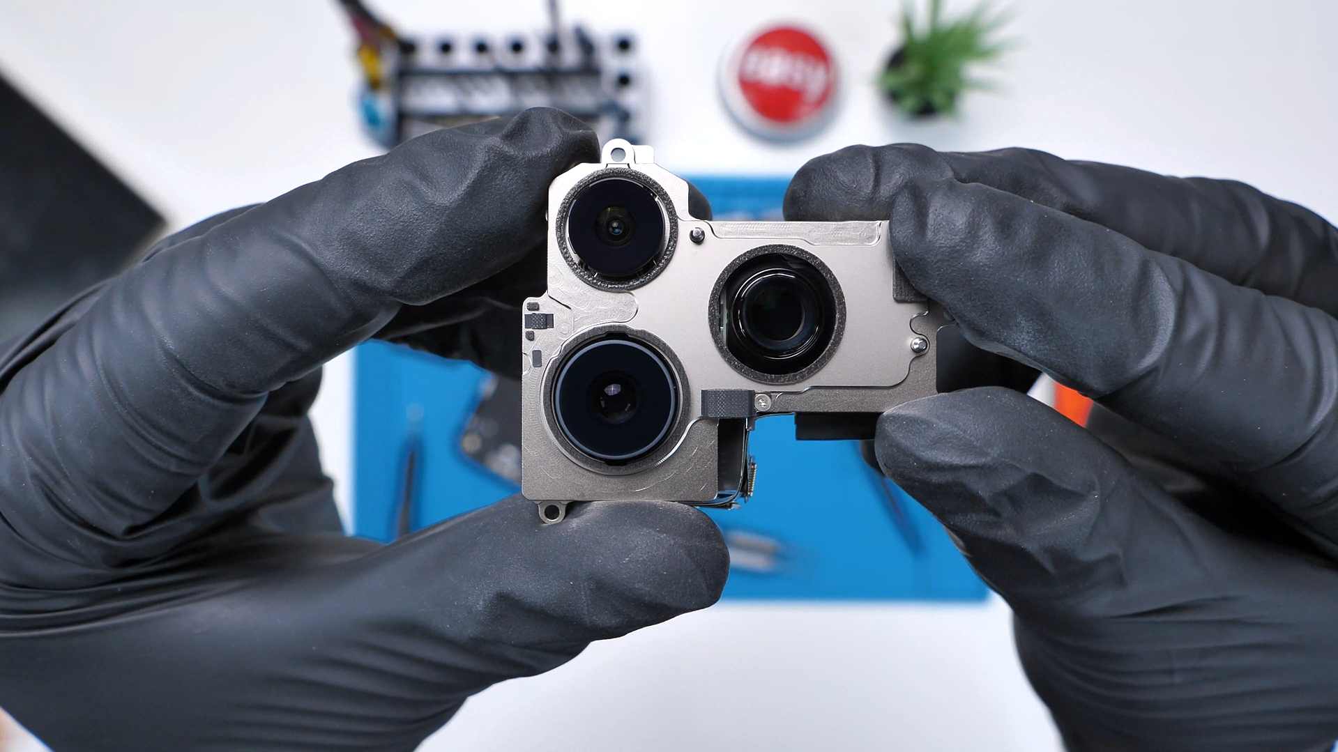 Close-up of the iPhone 18 Pro Max camera assembly