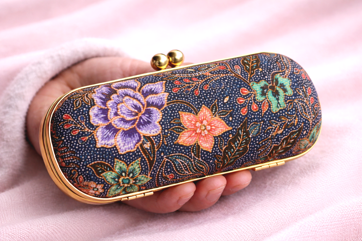 Batik-inspired glasses case craft workshop for heritage and sustainability programmes in Singapore