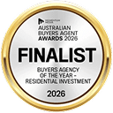 Finalist, Buyers Agency of the Year (Residential Investment), Australian Buyers Agent Awards 2026