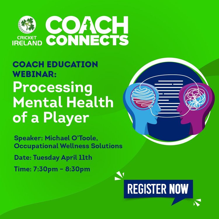 This short webinar has been designed to fulfil a training need to support coaches of teams where coaches have concerns about the mental health of a player in their care. This introduction is a practical session to provide the coaches with concrete gu