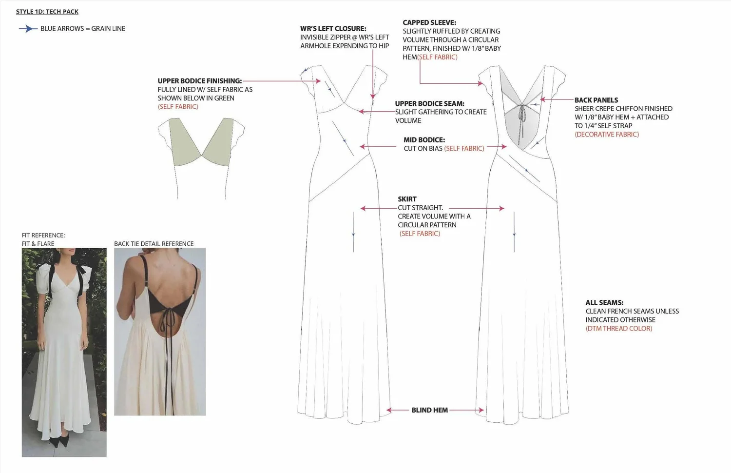 Women's wovens development process, image 2 of 16