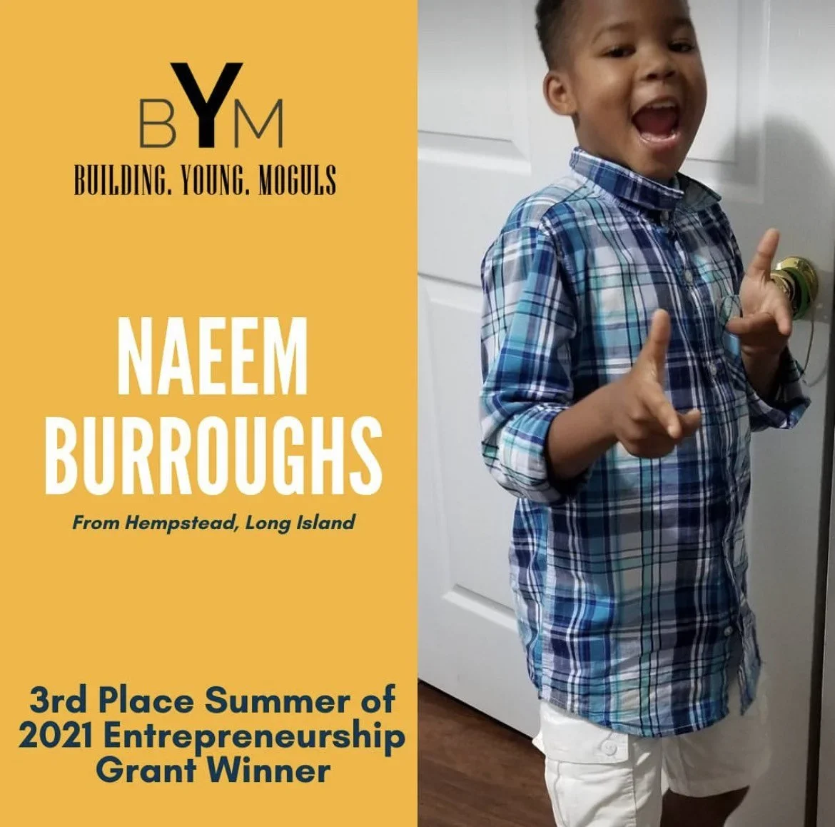 A Young Mogul at a BYM program