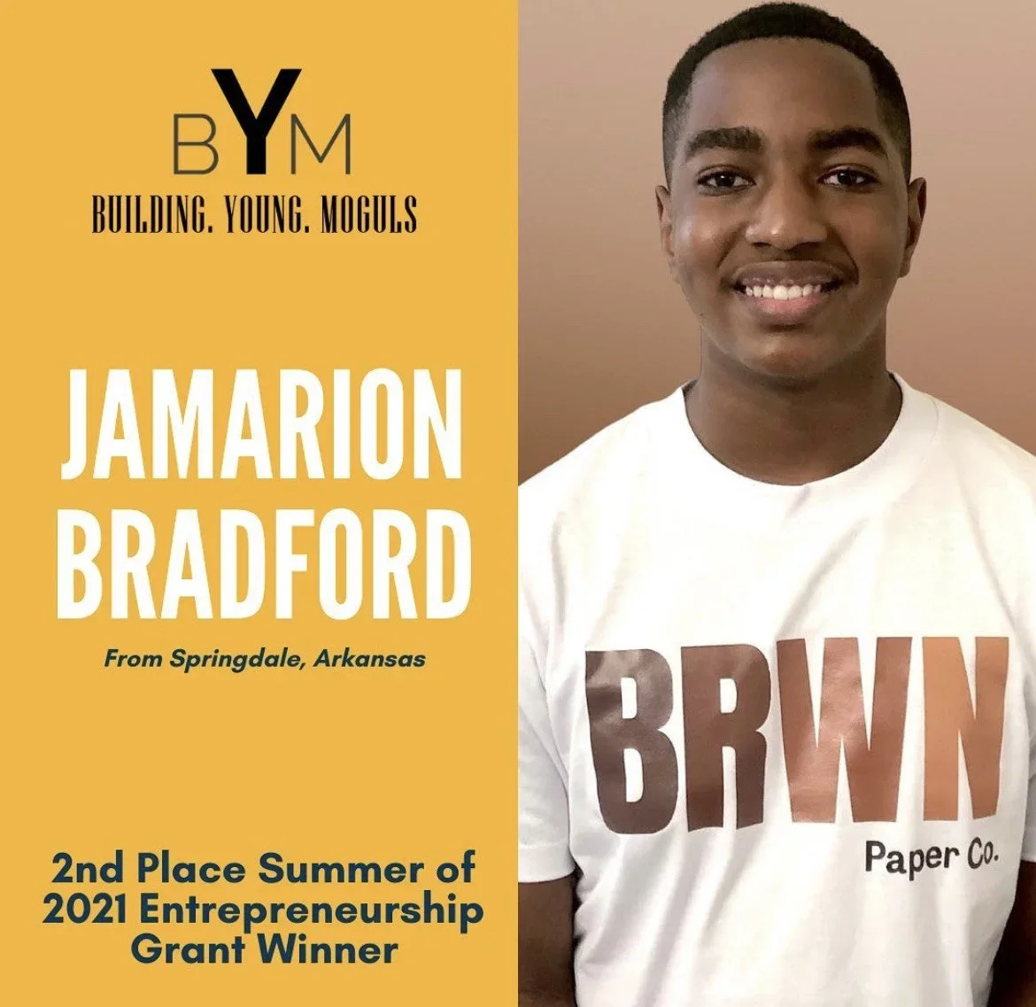 A Young Mogul at a BYM program