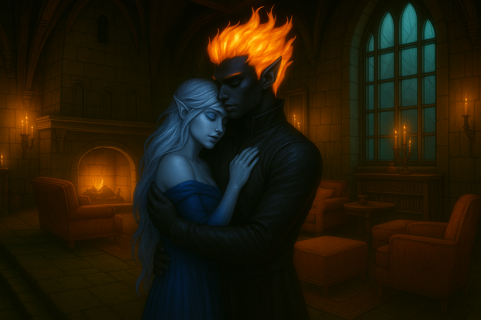 Ardorion & Aster Hugging