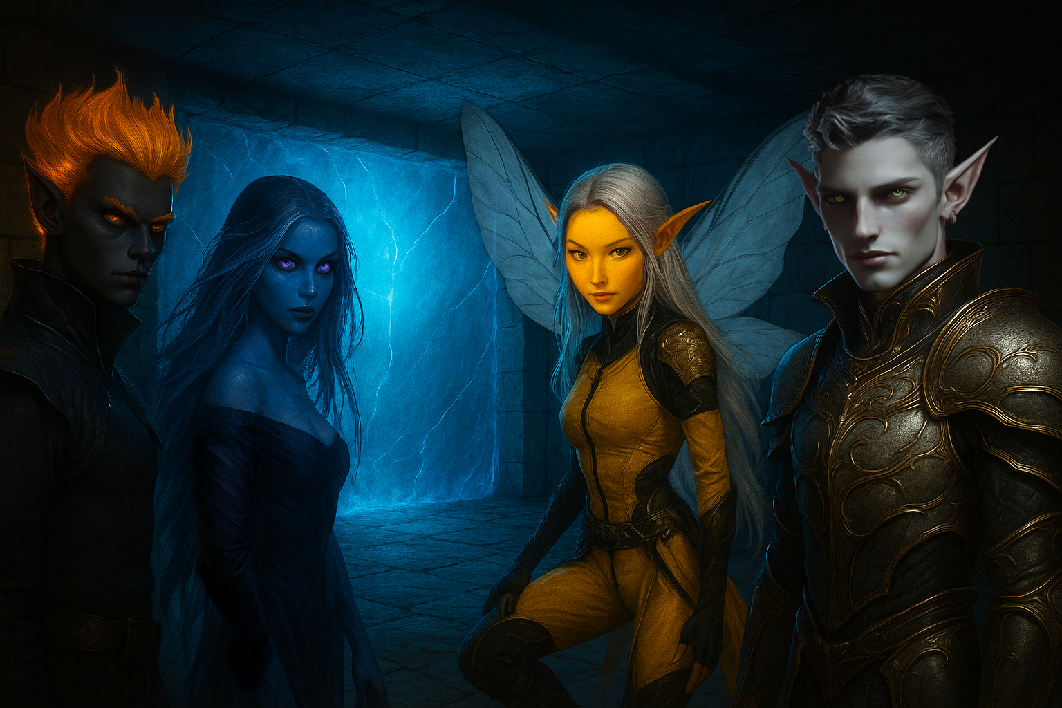 Ardorion, Aster, Lo, & Orivian