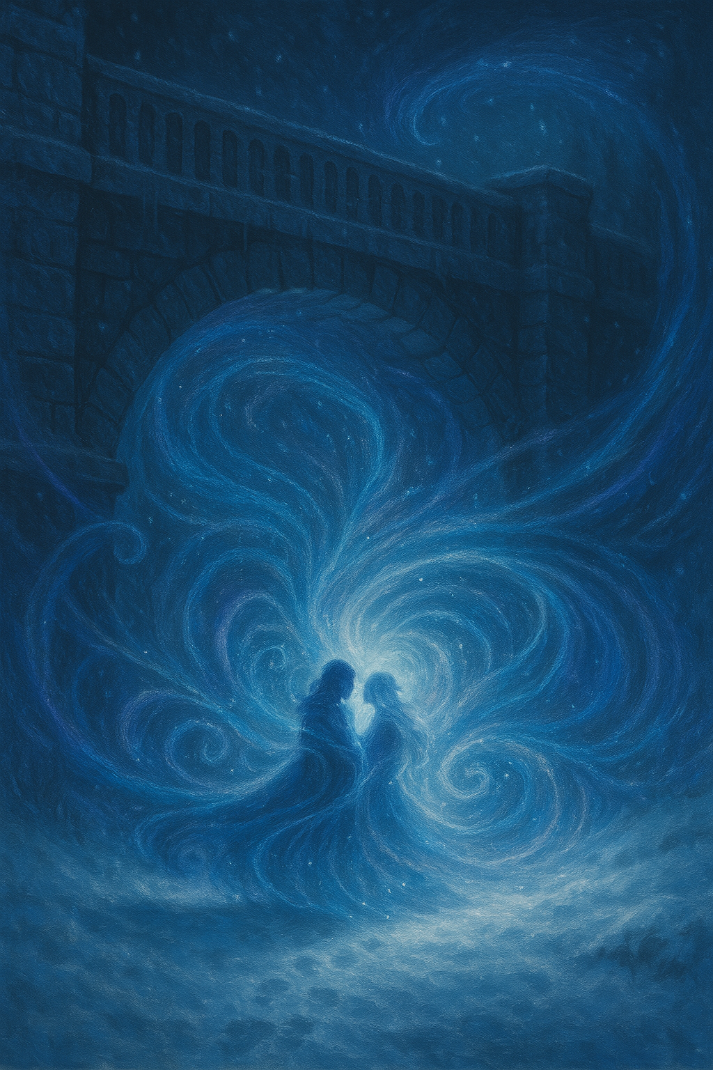 Visual representation of Rielle and Neir's magic coming together
