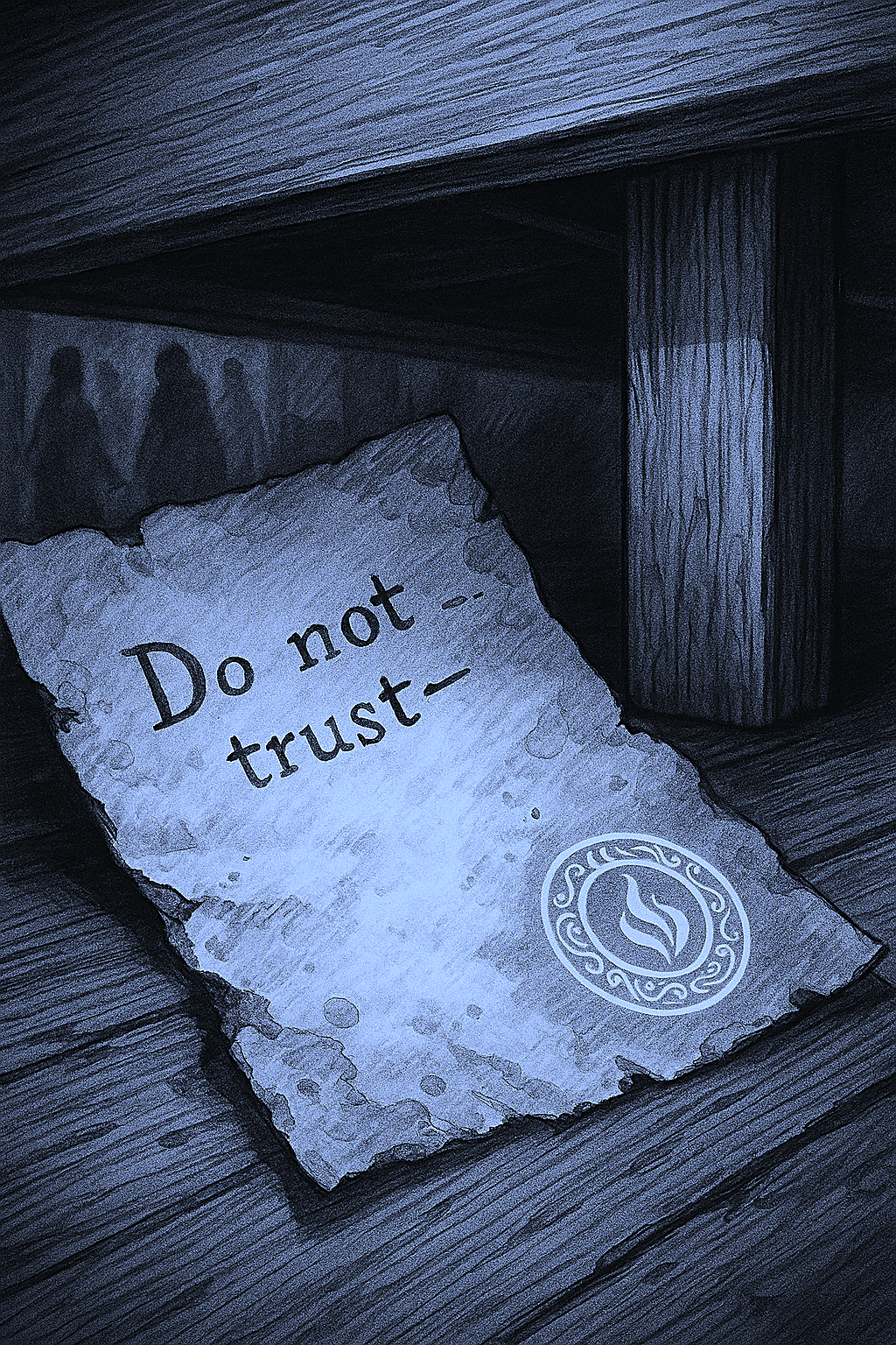 Do not trust note