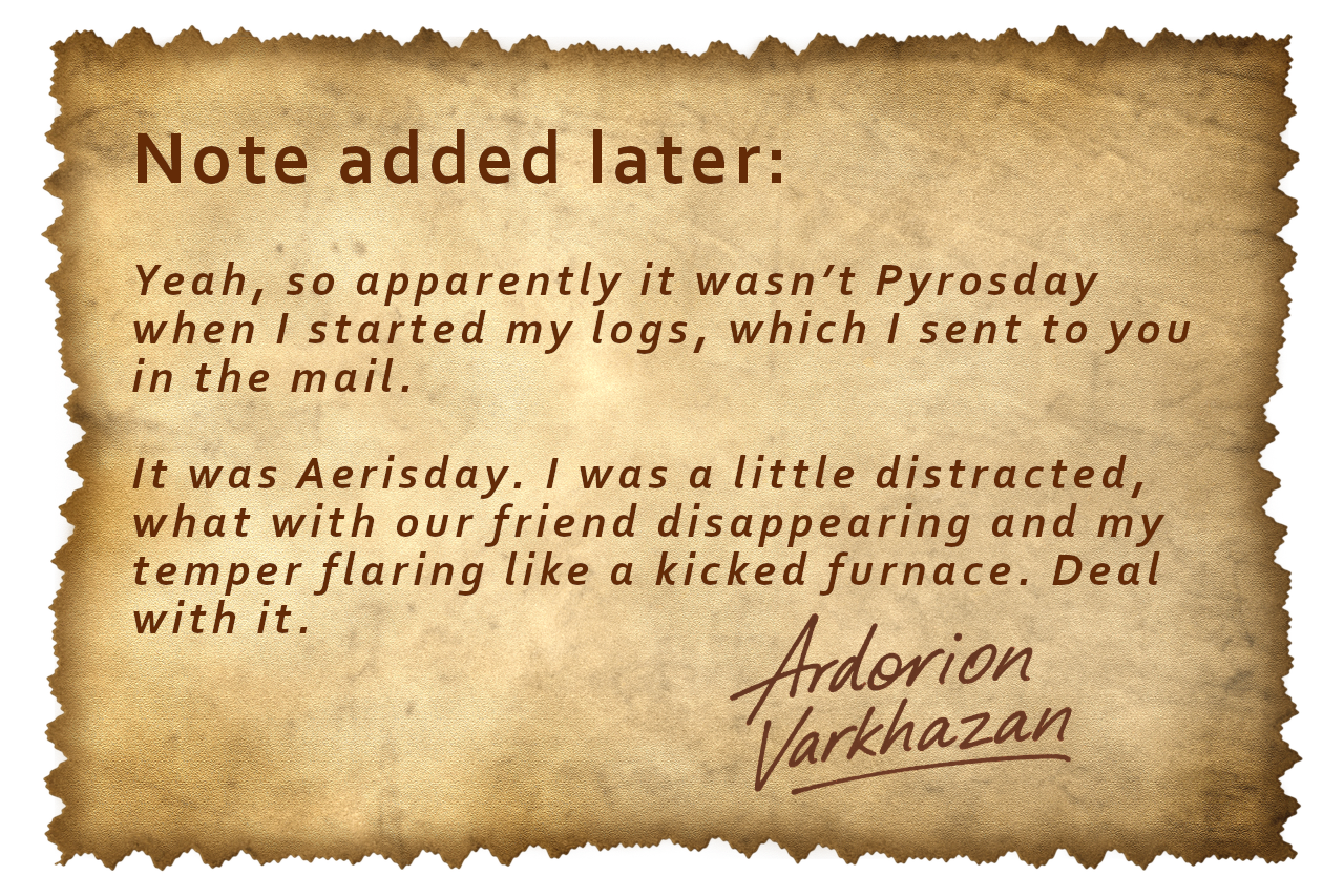 Ardorion's Note