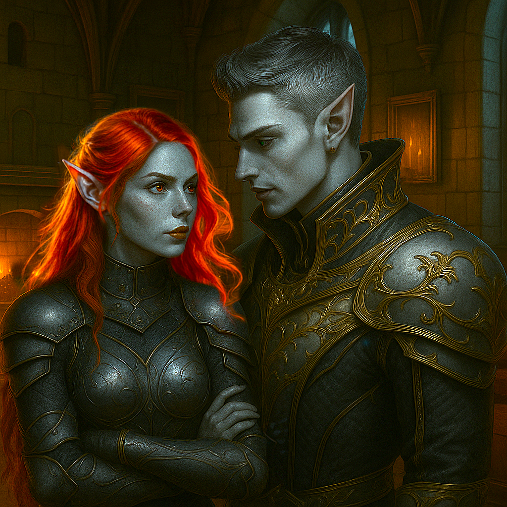 Garnexis and Orivian in the Common Room