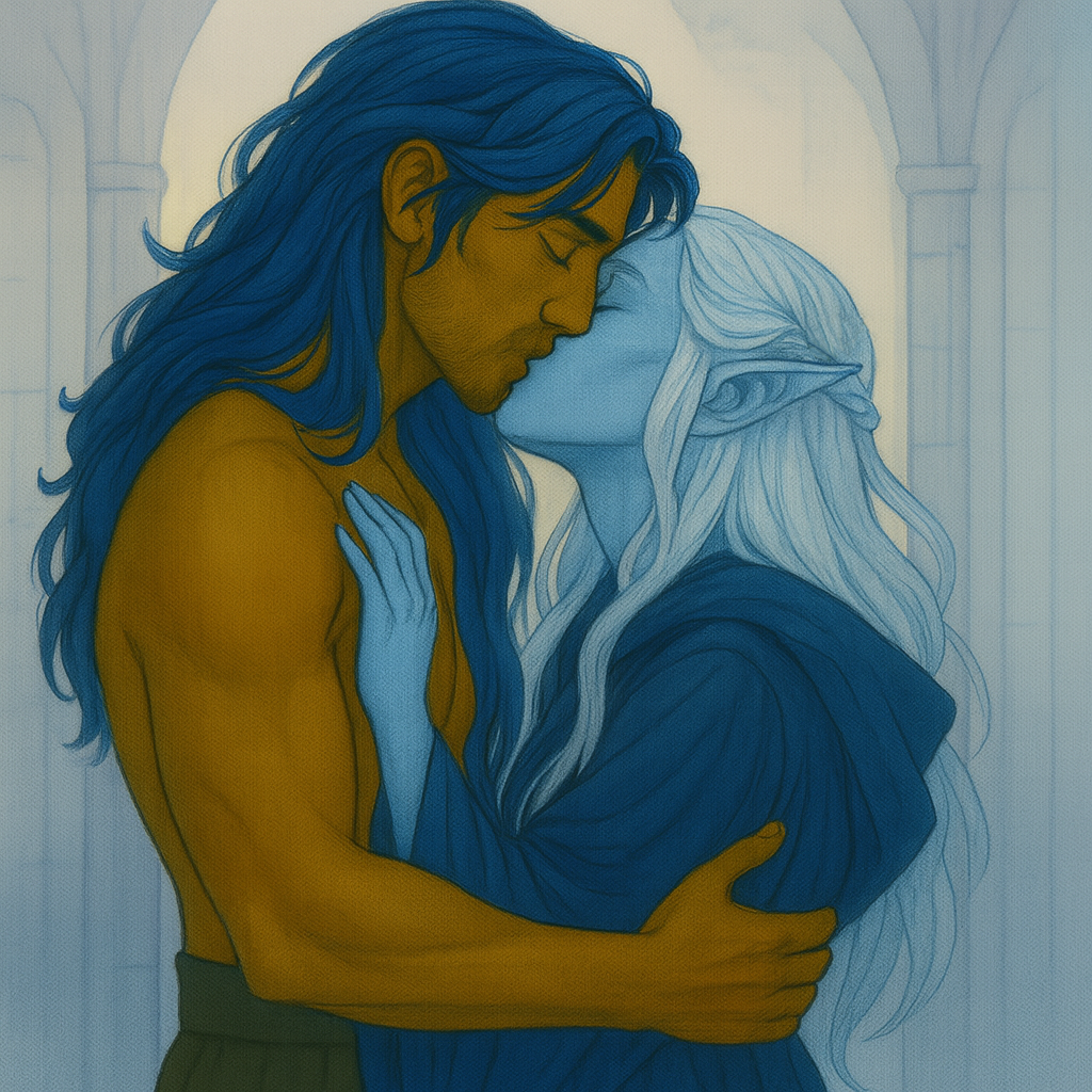 Rielle & Neir Kissing