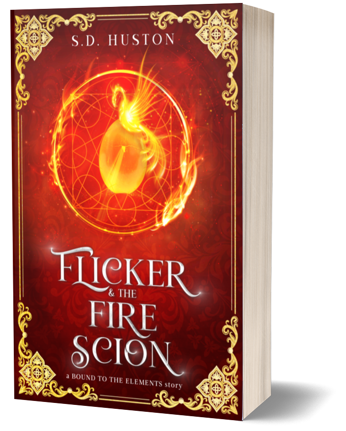 Flicker & the Fire Scion book cover