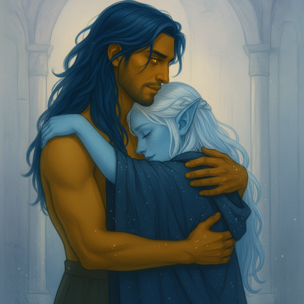Rielle & Neir Hugging