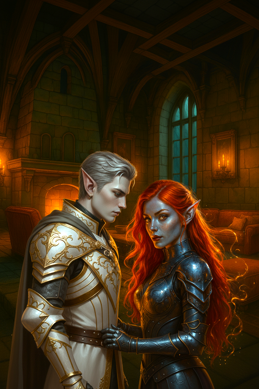 Garnexis and Orivian in the Common Room