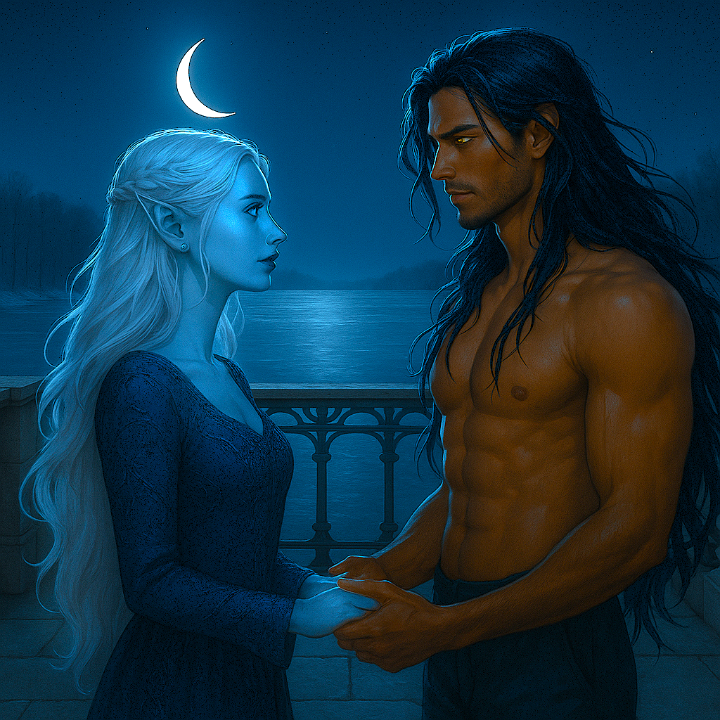 Rielle & Neir on his Balcony