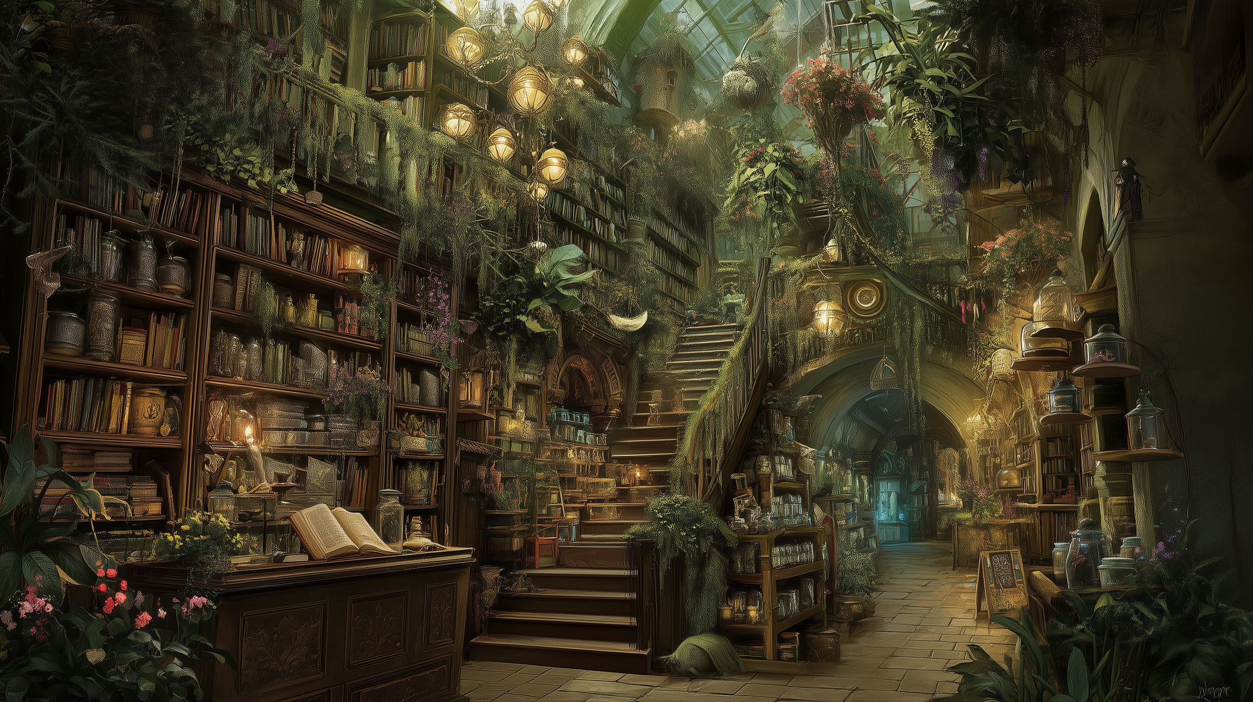Library Interior