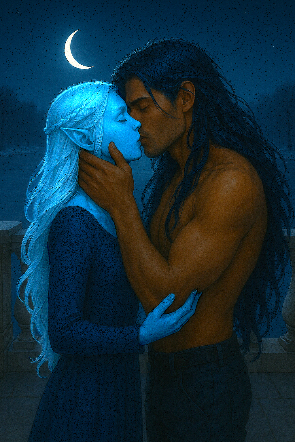 Rielle & Neir on his Balcony