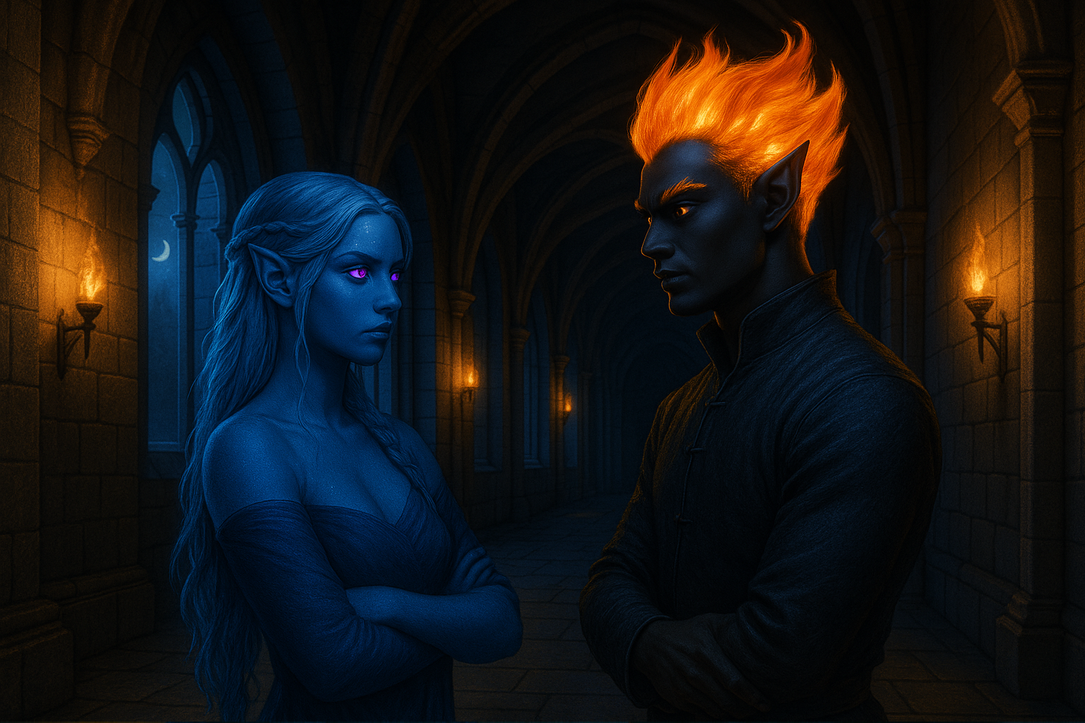 Ardorion & Aster in the Hall