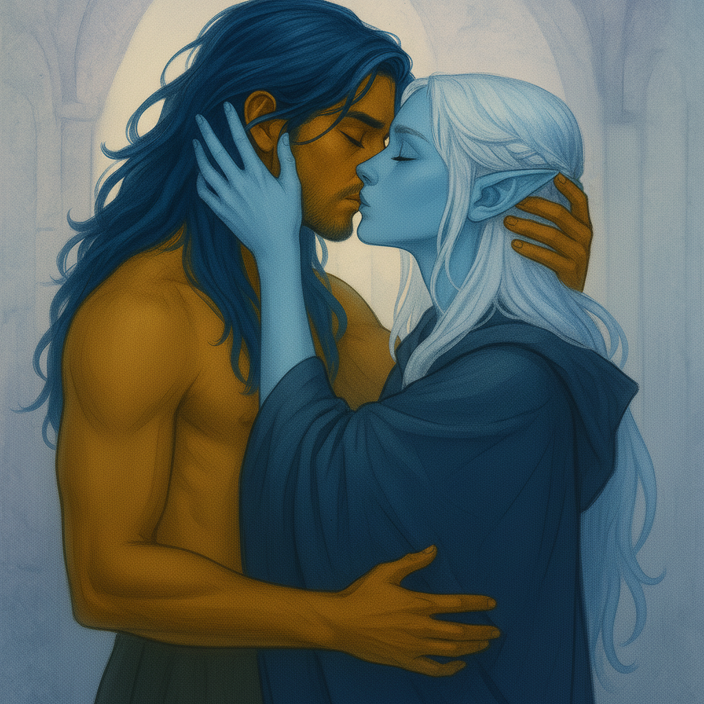 Rielle & Neir Kissing