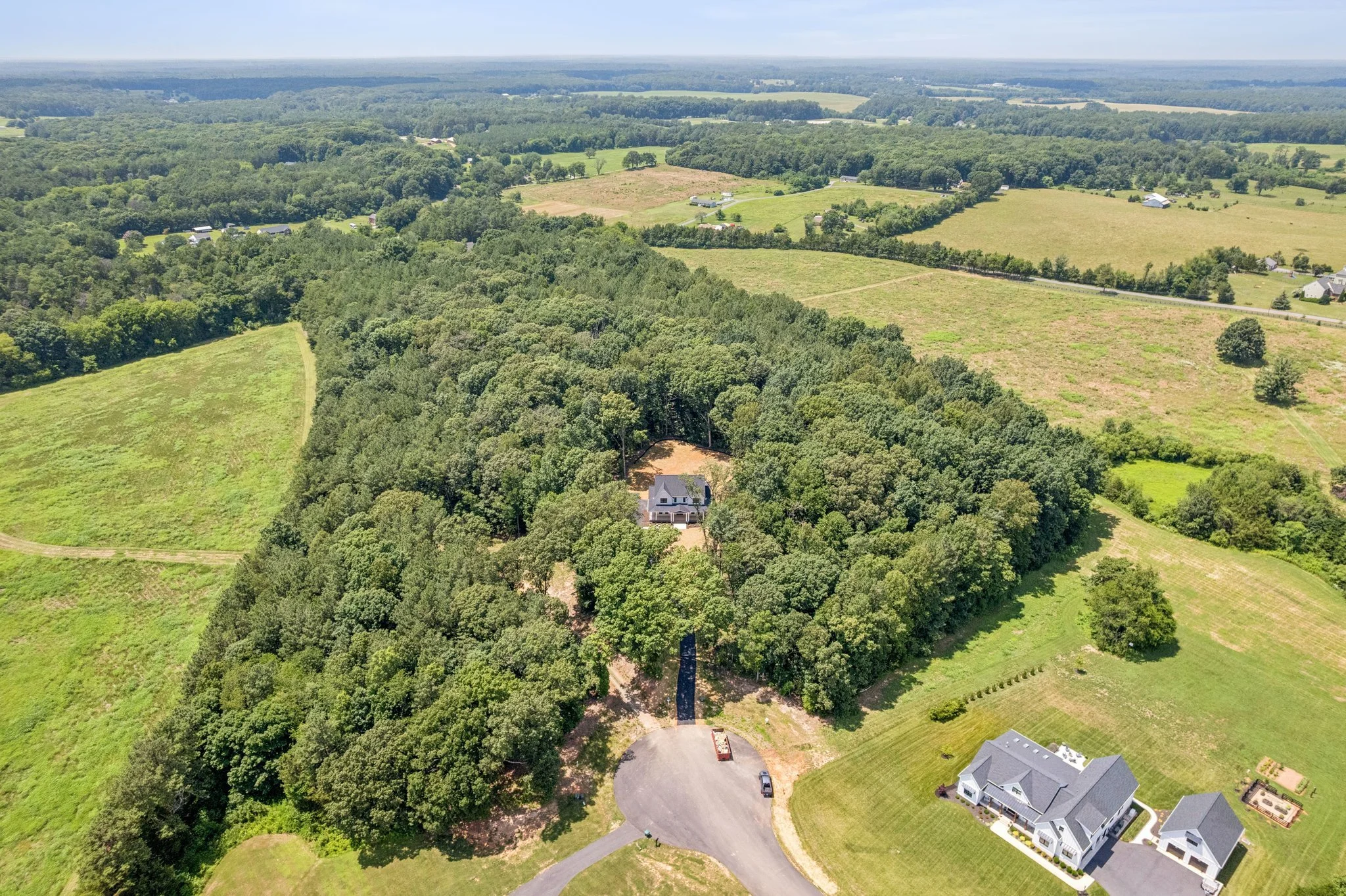 Custom home on acreage in Manakin-Sabot, VA
