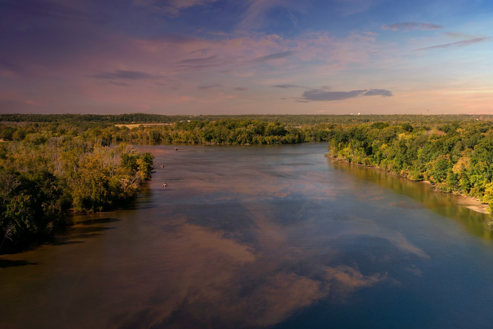 James River in Varina, Henrico County VA
