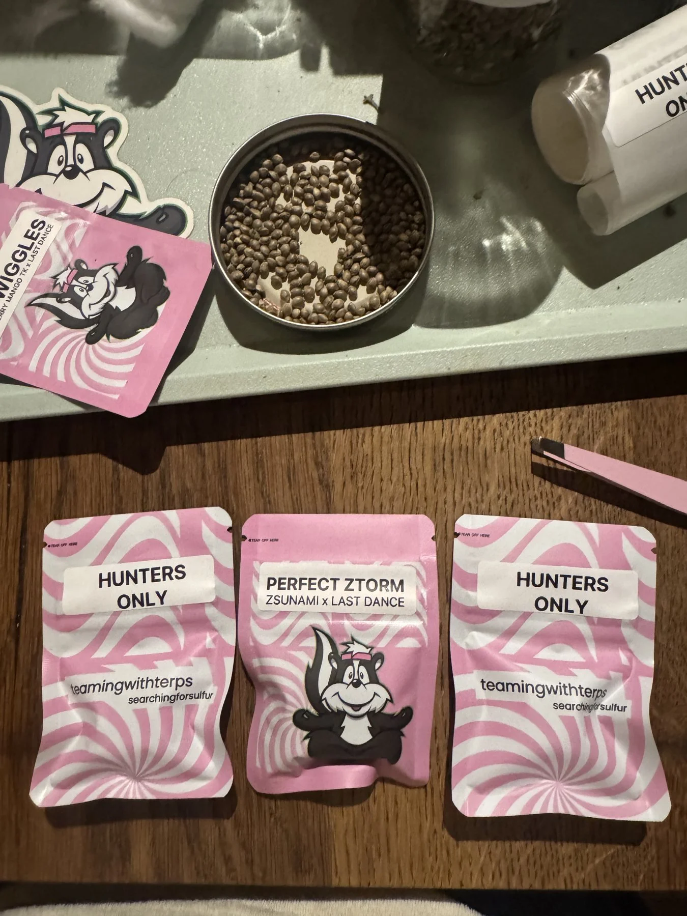 Hunters Only packs and seeds