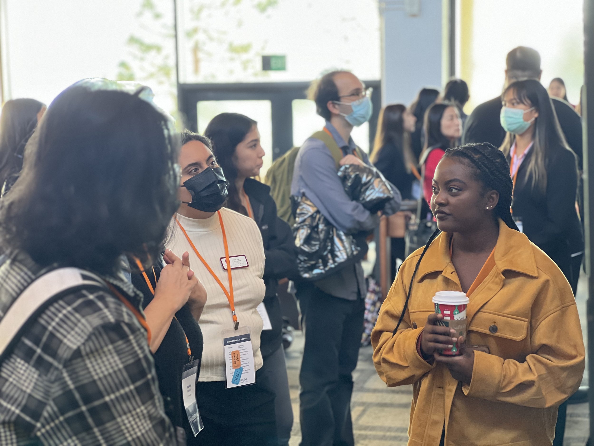 Attendees at a conference