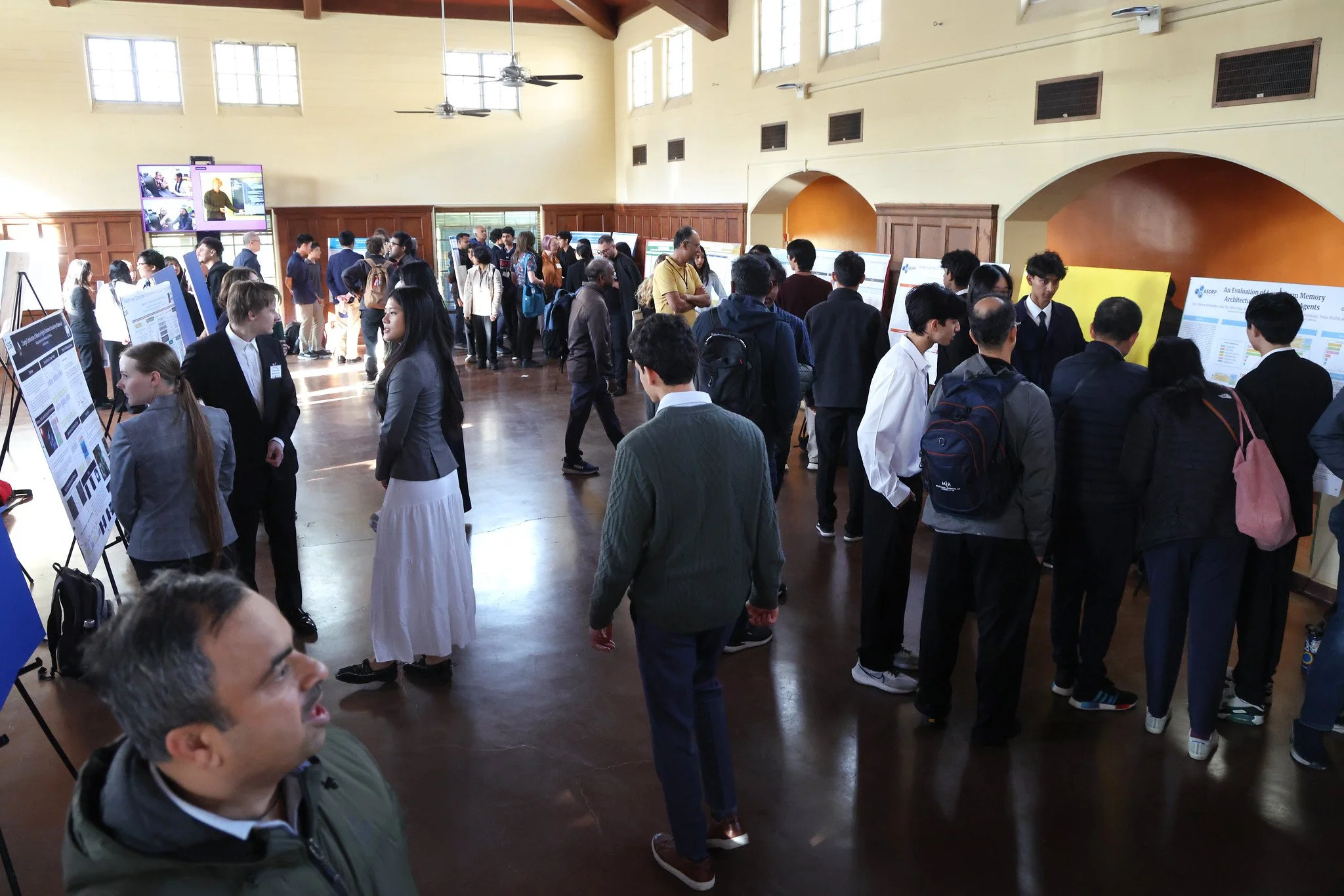 Conference poster session hall