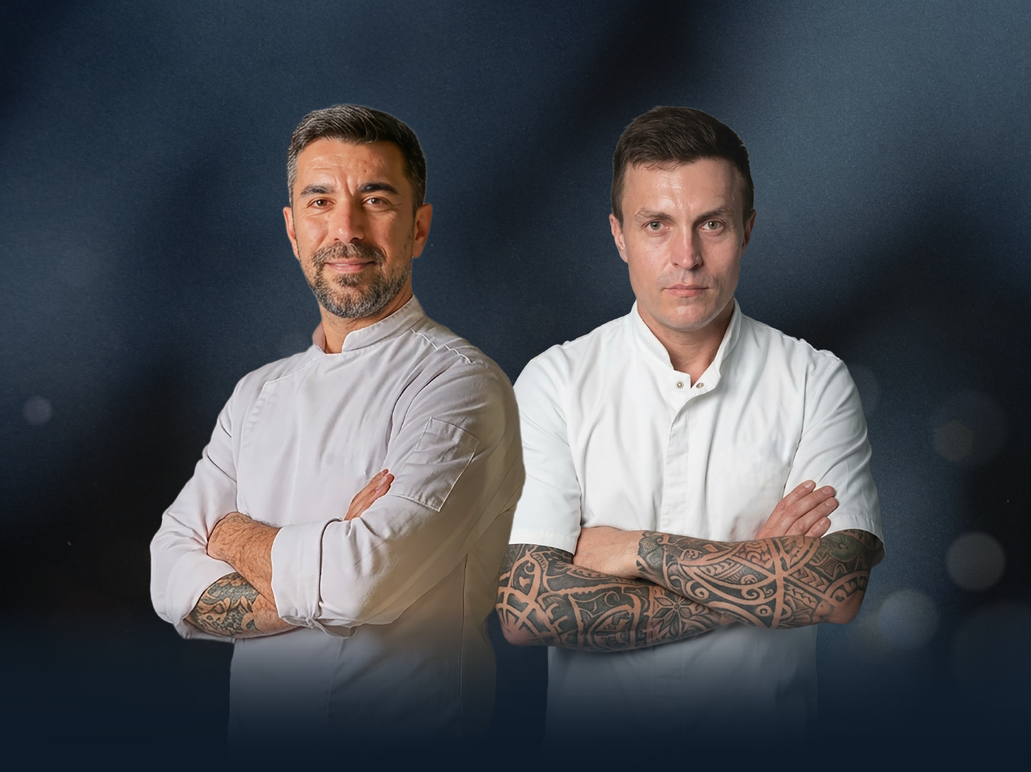 Chef Giampiero of Azzurra and Chef Alex of The White House