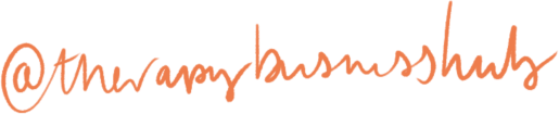 @therapybusinesshub, handwritten