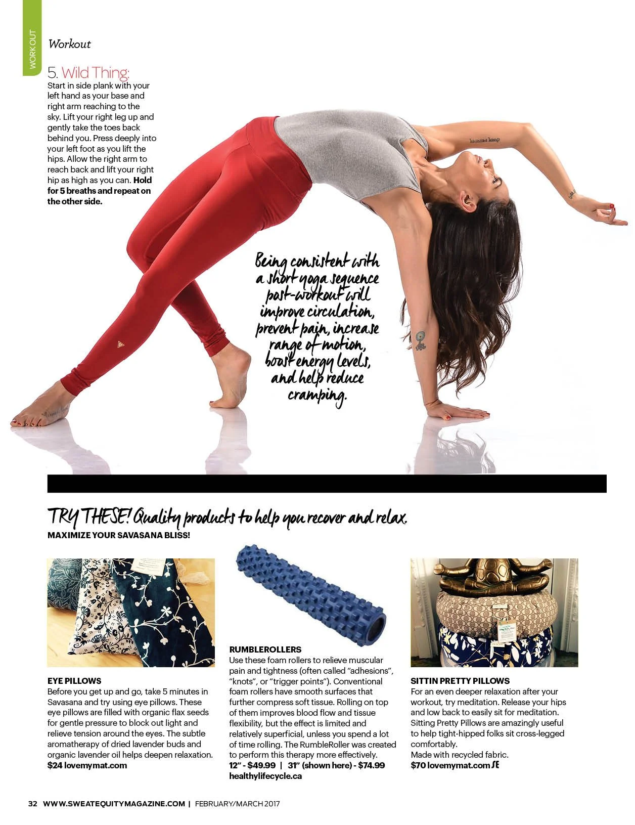 Sweat Equity, At Ease feature, page 2