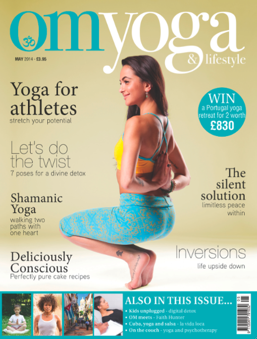 OM Yoga cover, May 2014