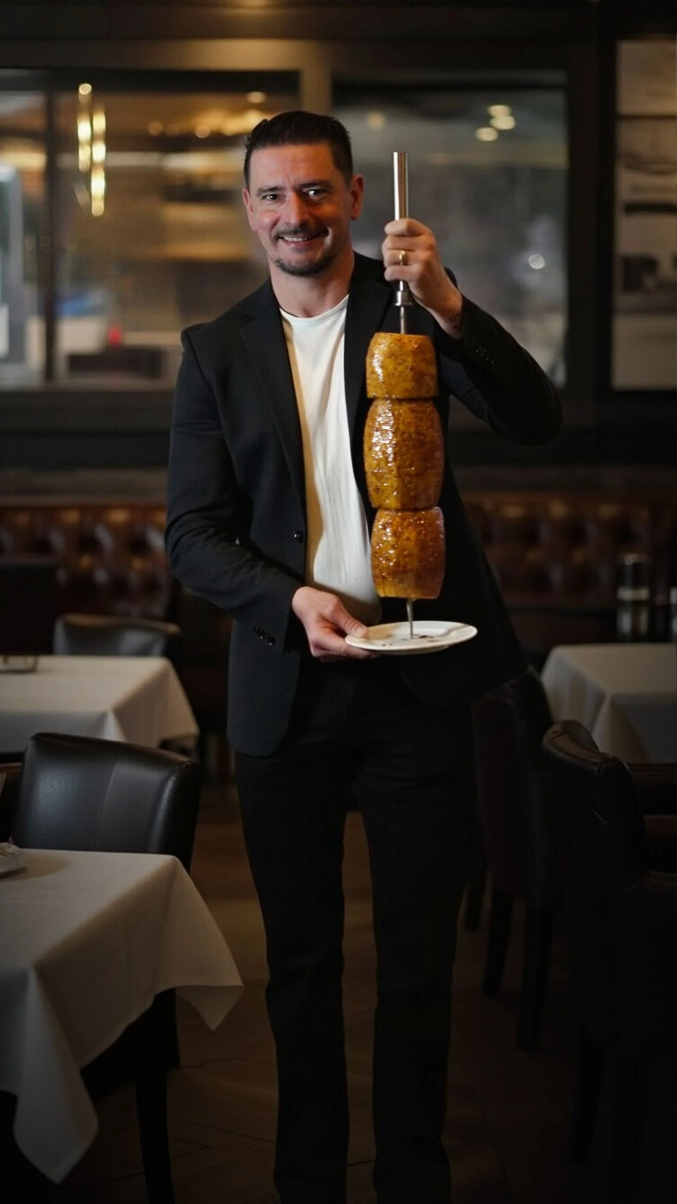 Our gaucho with the skewer