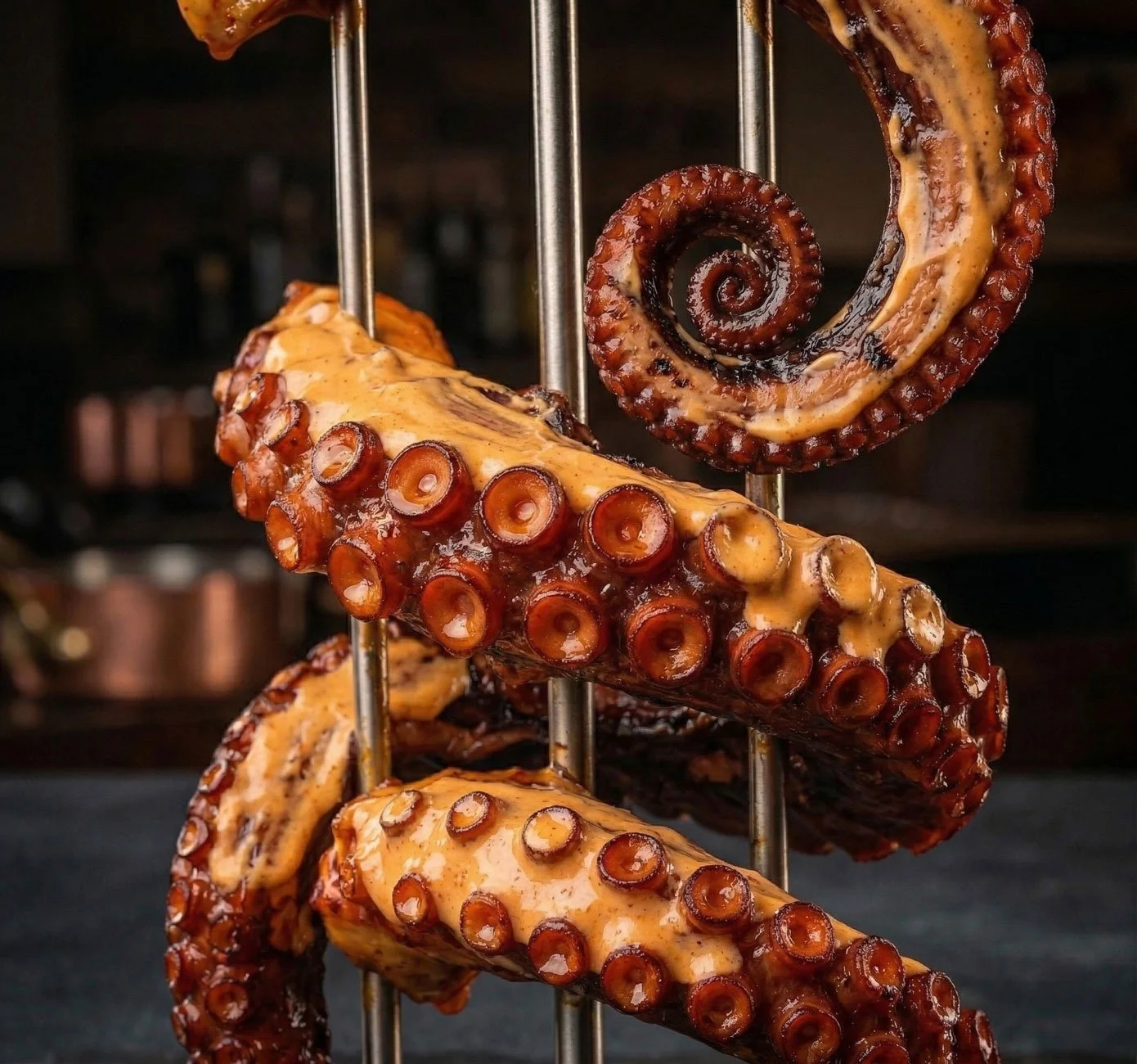 Grilled Chipotle Octopus