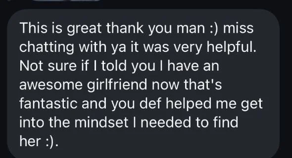 Client testimonial