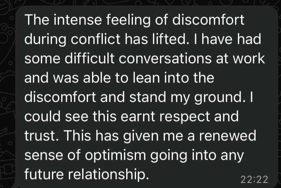 Client testimonial