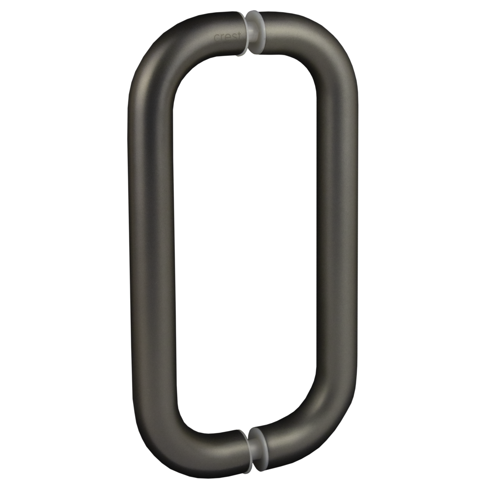 Round D Handle - Gun Metal