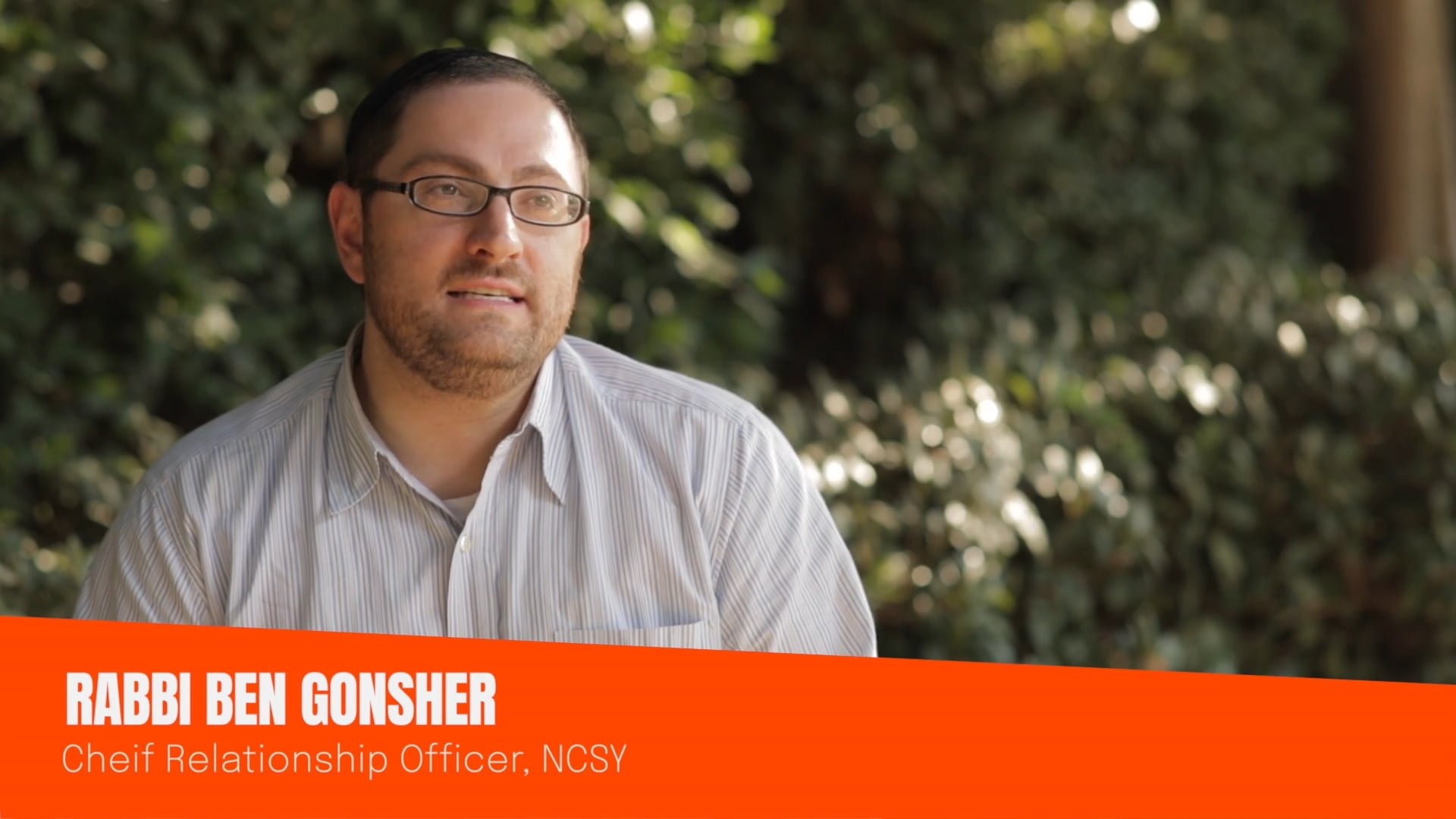 Rabbi Gonsher testimonial