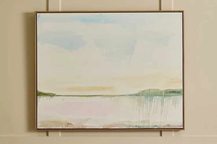 Oil on Canvas Painting, abstract landscape