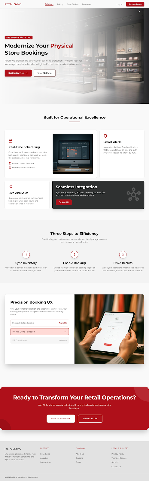 BookingHF Homepage Redesign